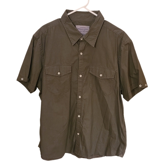 American Eagle Vintage Fit short-sleeved button down Size XXL - Picture 1 of 4